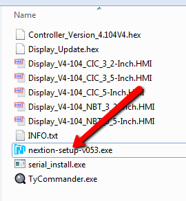 Installationsdatei für Nextion Editor 1.61.2