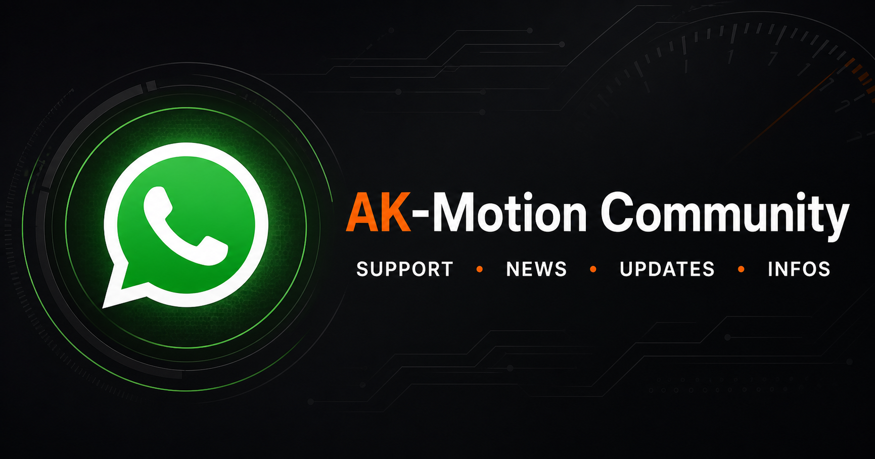 Der AK-Motion WhatsApp-Community beitreten